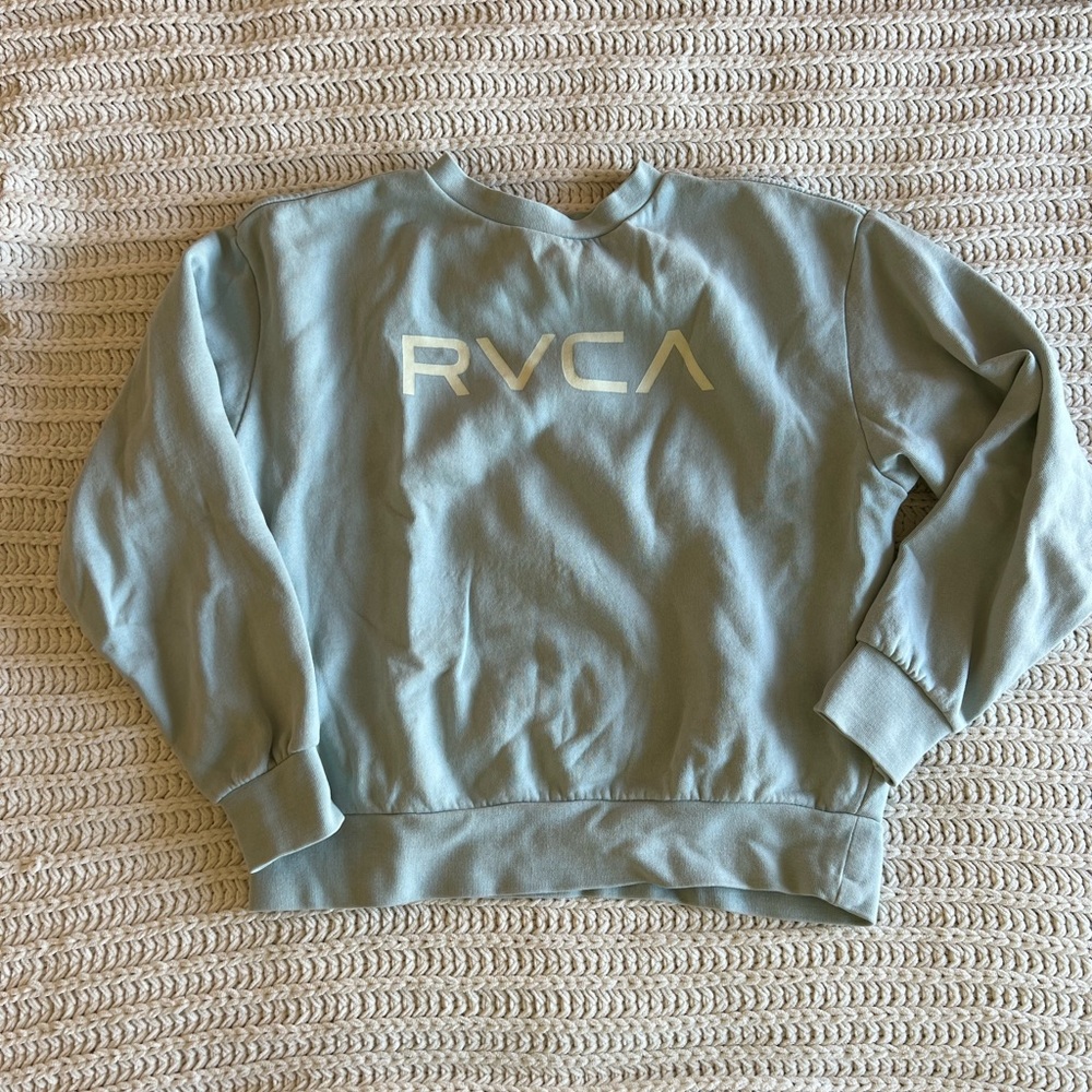 RVCA sweatshirt in a light blue size small